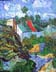 Reproductions and Copies of masterpieces oil on canvas Vincent Van Gogh revisited by Ida Parigi’s paintings: Houses in Auvers