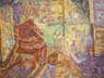 Reproductions and Copies of masterpieces oil on canvas Vincent Van Gogh revisited by Ida Parigi’s paintings: Evening: The Watch (after Millet)